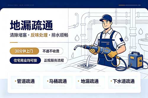 华蓥地漏疏通
