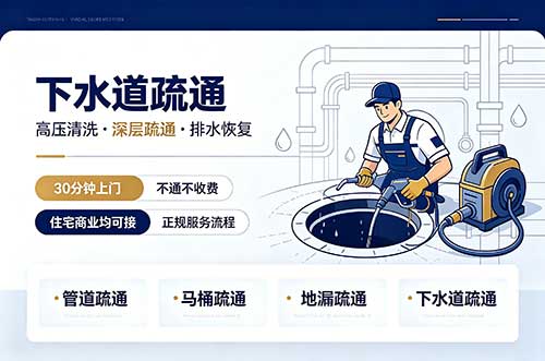 华蓥下水道疏通